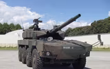 [ẢNH] Xe tăng bánh lốp Type-16 Nhật Bản với pháo mạnh hơn cả xe tăng T-54