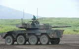 [ẢNH] Xe tăng bánh lốp Type-16 Nhật Bản với pháo mạnh hơn cả xe tăng T-54