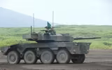 [ẢNH] Xe tăng bánh lốp Type-16 Nhật Bản với pháo mạnh hơn cả xe tăng T-54