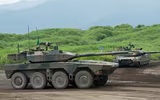 [ẢNH] Xe tăng bánh lốp Type-16 Nhật Bản với pháo mạnh hơn cả xe tăng T-54