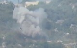[ẢNH] Phiến quân Syria dùng tên lửa TOW Mỹ hủy diệt xe tăng T-72 Syria