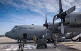 [ẢNH] Máy bay C-130H của Mỹ đâm vào tường ở Iraq