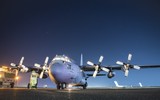 [ẢNH] Máy bay C-130H của Mỹ đâm vào tường ở Iraq