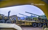 [Ảnh] Trung Quốc điều xe tăng chủ lực Type-96 lên biên giới Ấn Độ