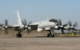 [ẢNH] Mỹ buộc phải điều F-22 lên chặn trinh sát cơ khổng lồ Tu-142 của Nga