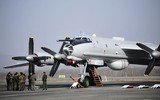[ẢNH] Mỹ buộc phải điều F-22 lên chặn trinh sát cơ khổng lồ Tu-142 của Nga
