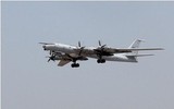 [ẢNH] Mỹ buộc phải điều F-22 lên chặn trinh sát cơ khổng lồ Tu-142 của Nga