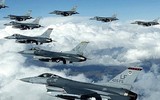 [ẢNH] Tiêm kích F-16 đảo Đài Loan ào ạt ném bom diễn tập