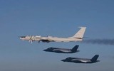 [ẢNH] Siêu tiêm kích F-35 bám đuôi ‘sát thủ săn ngầm’ Nga