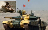 [ẢNH] Ấn Độ triển khai tăng T-90 sát biên giới chặn lính Trung Quốc