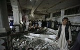 Gần 100 người thương vong trong vụ đánh bom nhà thờ Hồi giáo ở Afghanistan