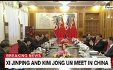Chủ tịch Trung Quốc Tập Cận Bình hội đàm với nhà lãnh đạo Triều Tiên Kim Jong-un tại thành phố Đại Liên