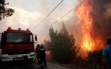 [ẢNH] Cháy rừng nghiêm trọng tại thủ đô Athens (Hy Lạp) khiến 20 người thiệt mạng