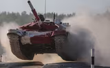 [ẢNH] Nga vô địch tại chung kết giải đua xe tăng Tank Biathlon 2018