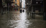 [ẢNH] Siêu bão Mangkhut quét qua Trung Quốc gây thiệt hại lớn
