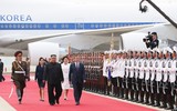 [ẢNH] Nhà lãnh đạo Kim Jong-un và Tổng thống Hàn Quốc Moon Jae-in hội đàm tại trụ sở Đảng Lao động Triều Tiên
