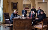 [ẢNH] Thú vị những lần gặp gỡ giữa Tổng thống Nga Vladimir Putin và Tổng thống Mỹ Donald Trump