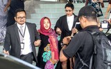 [ẢNH] Nữ bị cáo người Indonesia vụ sát hại công dân Triều Tiên mang hộ chiếu Kim Chol mừng vui được thả
