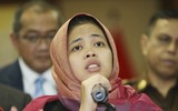 [ẢNH] Nữ bị cáo người Indonesia vụ sát hại công dân Triều Tiên mang hộ chiếu Kim Chol mừng vui được thả