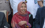 [ẢNH] Nữ bị cáo người Indonesia vụ sát hại công dân Triều Tiên mang hộ chiếu Kim Chol mừng vui được thả