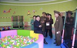 [ẢNH] Chủ tịch Kim Jong-un thị sát các cơ sở kinh tế của Triều Tiên