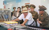 [ẢNH] Chủ tịch Kim Jong-un thị sát các cơ sở kinh tế của Triều Tiên
