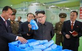 [ẢNH] Chủ tịch Kim Jong-un thị sát các cơ sở kinh tế của Triều Tiên