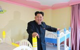 [ẢNH] Chủ tịch Kim Jong-un thị sát các cơ sở kinh tế của Triều Tiên