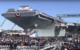 Khám phá siêu hàng không mẫu hạm USS Gerald R. Ford nặng ngang 400 bức tượng Nữ thần Tự do.