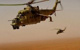 [ẢNH] Syria bất ngờ tung trực thăng vũ trang tấn công khu vực giáp biên giới Israel