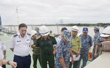 [ẢNH] Sàn đáp trực thăng tàu CSB 8001 được nâng cấp, sẽ tiếp nhận máy bay lớn hơn?