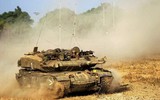 [ẢNH] Israel huy động xe tăng phóng tên lửa siêu đặc biệt tấn công Syria