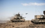 [ẢNH] Israel huy động xe tăng phóng tên lửa siêu đặc biệt tấn công Syria