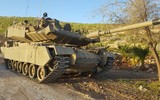 [ẢNH] Israel huy động xe tăng phóng tên lửa siêu đặc biệt tấn công Syria