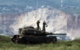 [ẢNH] Israel huy động xe tăng phóng tên lửa siêu đặc biệt tấn công Syria
