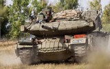 [ẢNH] Chiếc xe tăng phóng tên lửa siêu độc đáo của Quân đội Israel