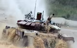 [ẢNH] Nga bị tố cáo chơi gian lận tại giải đấu Tank Biathlon 2018