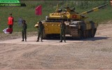 [ẢNH] Đội Việt Nam 3 đạt thành tích tốt trong vòng đấu cuối Tank Biathlon 2018