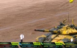 [ẢNH] Đội Việt Nam 3 đạt thành tích tốt trong vòng đấu cuối Tank Biathlon 2018