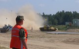 [ẢNH] Đội Việt Nam 3 đạt thành tích tốt trong vòng đấu cuối Tank Biathlon 2018