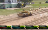 [ẢNH] Đội Việt Nam 3 đạt thành tích tốt trong vòng đấu cuối Tank Biathlon 2018
