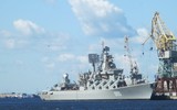 [ẢNH] Nga cấp tốc điều tuần dương hạm Nguyên soái Ustinov tới Syria sau khi hoàn thành nâng cấp