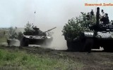 [ẢNH] Ly khai miền Đông Ukraine học tập chiến thuật sử dụng xe tăng của Syria