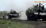 [ẢNH] Ly khai miền Đông Ukraine học tập chiến thuật sử dụng xe tăng của Syria