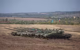 [ẢNH] Ly khai miền Đông Ukraine học tập chiến thuật sử dụng xe tăng của Syria