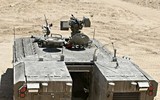 [ẢNH] Israel bất ngờ tung xe thiết giáp lạ áp sát biên giới Syria