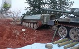 [ẢNH] Quân đội Syria tự làm khó mình khi để lọt lượng lớn xe tăng T-62M vào tay phiến quân