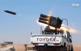 [ẢNH] Nga học tập phiến quân Lybia chế tạo tổ hợp pháo phản lực trên xe bán tải
