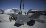 [ẢNH] Tia chớp tàng hình F-35A của Mỹ cắm đầu xuống đất khi hạ cánh lỗi