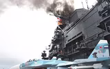 [ẢNH] Đô đốc Kuznetsov sau nâng cấp vẫn khó thoát cảnh phun khói mù mịt